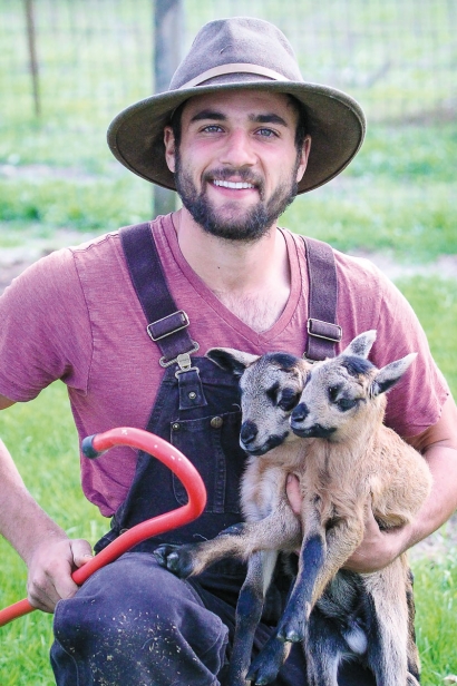 Chase Renninger, owner of Woodland Valley Farms