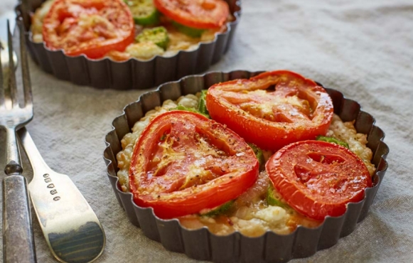 Summer Vegetable Tart with tomatoes